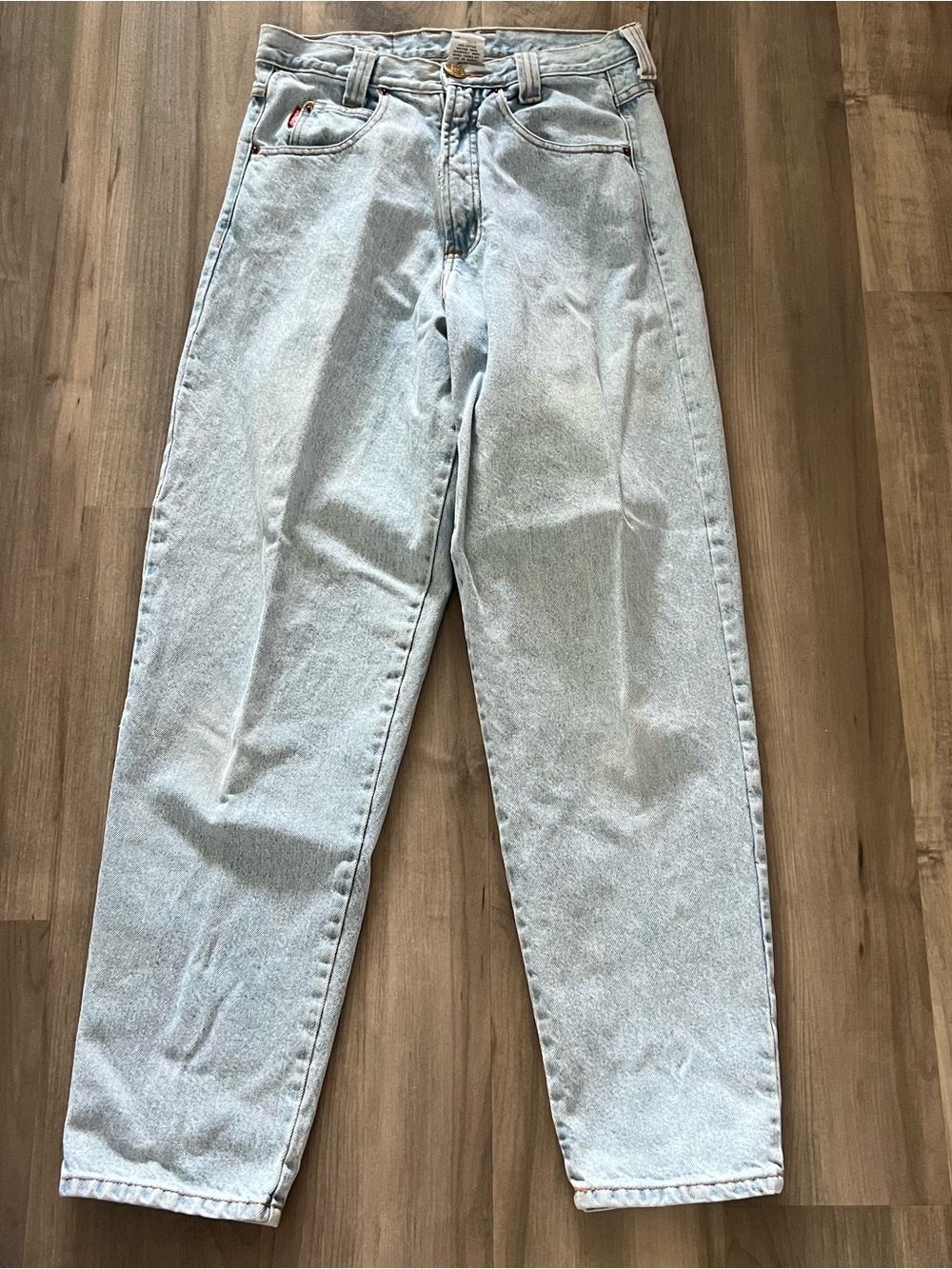 Vintage 90s BONGO Special Reserve Label Jeans Tapered Light Wash Size 11